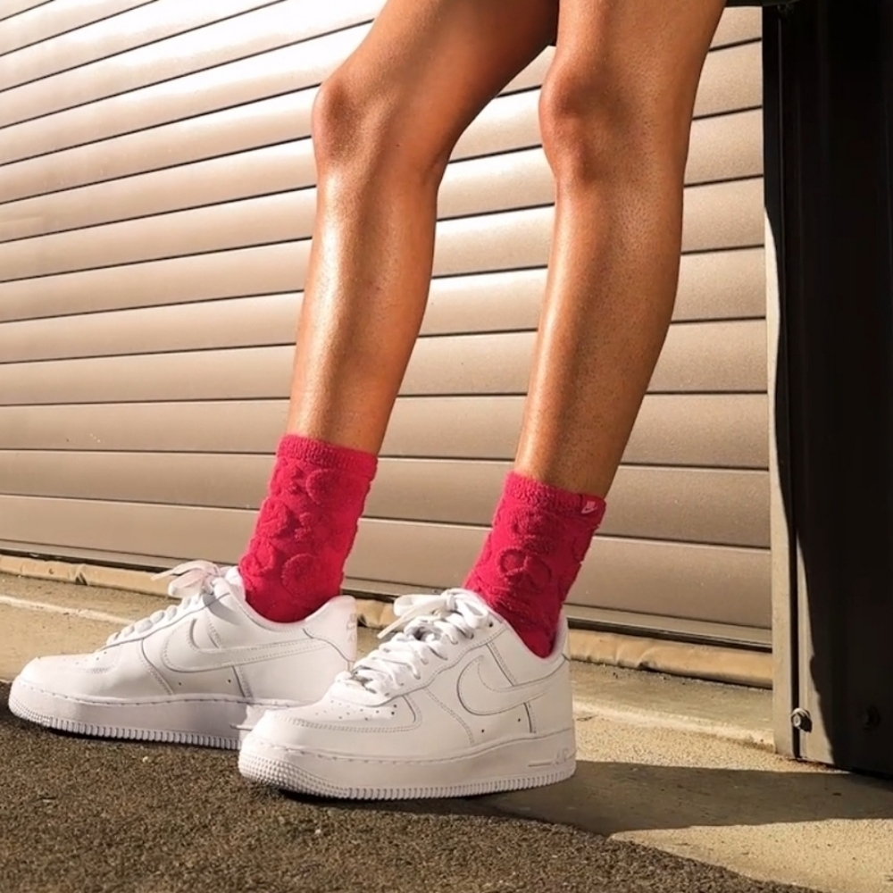 Nike Air Force 1 All-White Low-Top Leather Sneakers. Size 9,5 - Picture 11 of 14